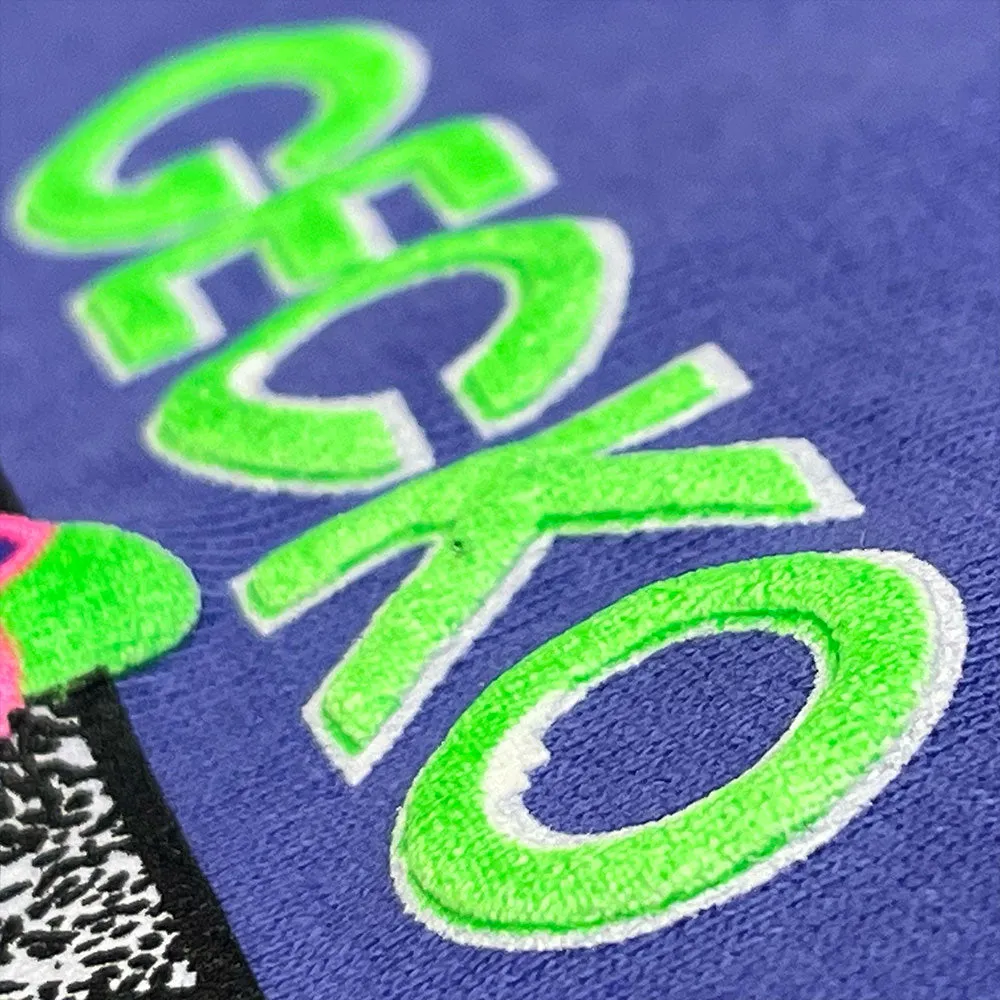 1988 Gecko In Paradise Neon Purple (Single Stitch)