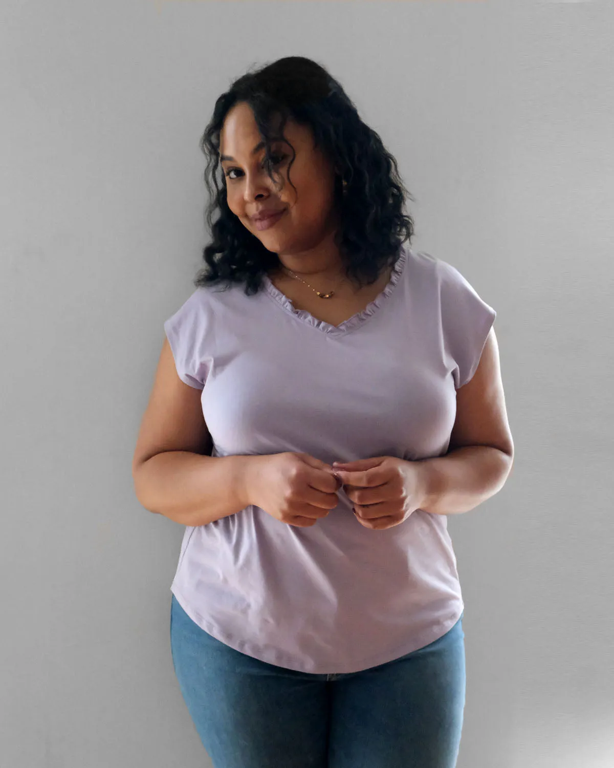 AMBROISE tank in Lavender