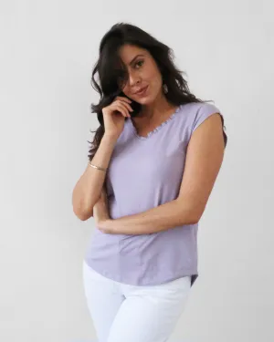AMBROISE tank in Lavender