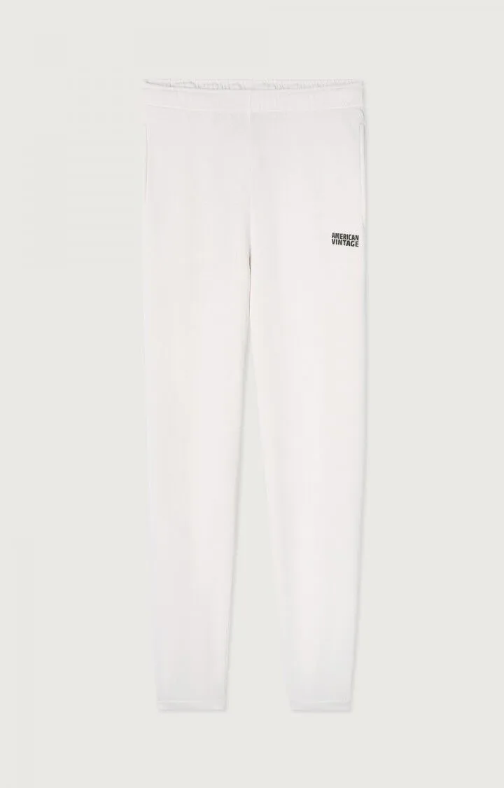 American Vintage Izubird Joggers in White