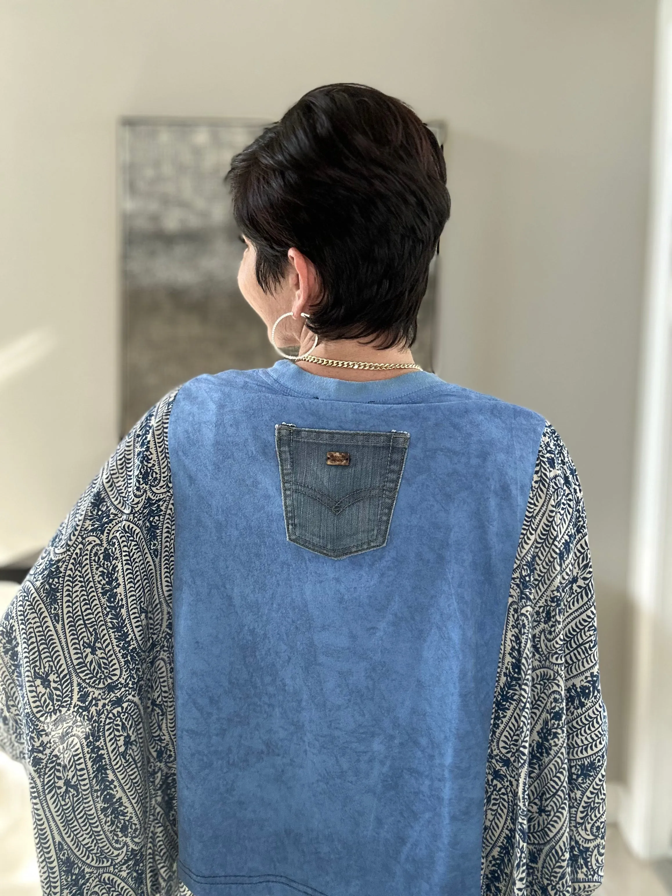 Banded Pull-Over T-Shirts-ONE OF KIND