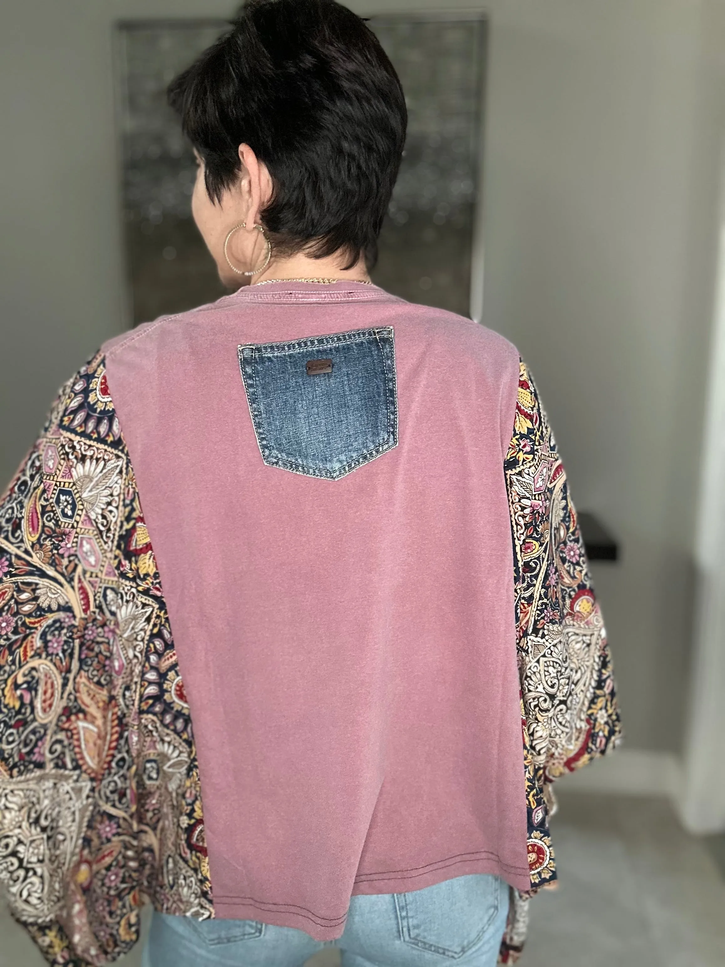 Banded Pull-Over T-Shirts-ONE OF KIND