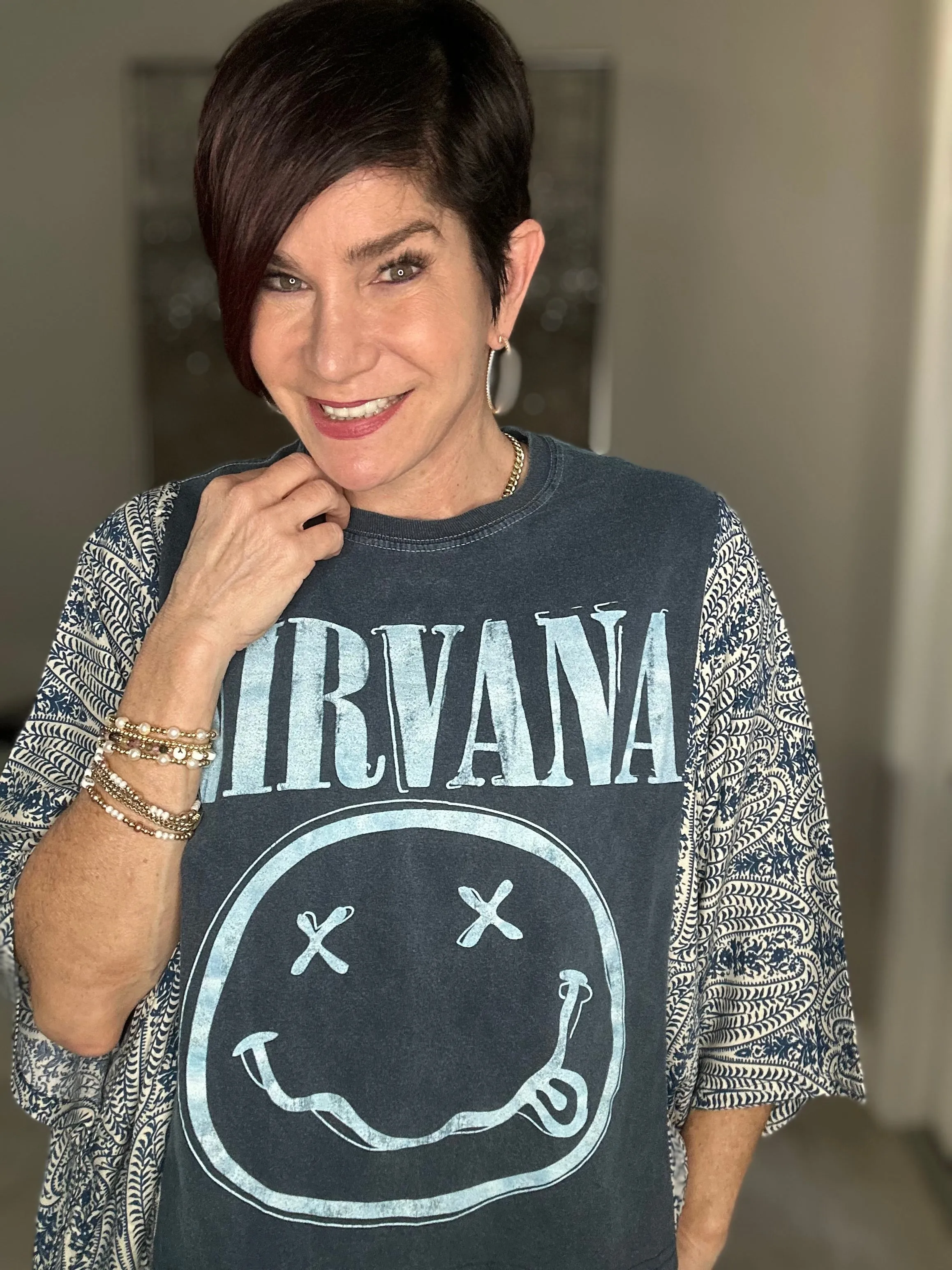 Banded Pull-Over T-Shirts-ONE OF KIND