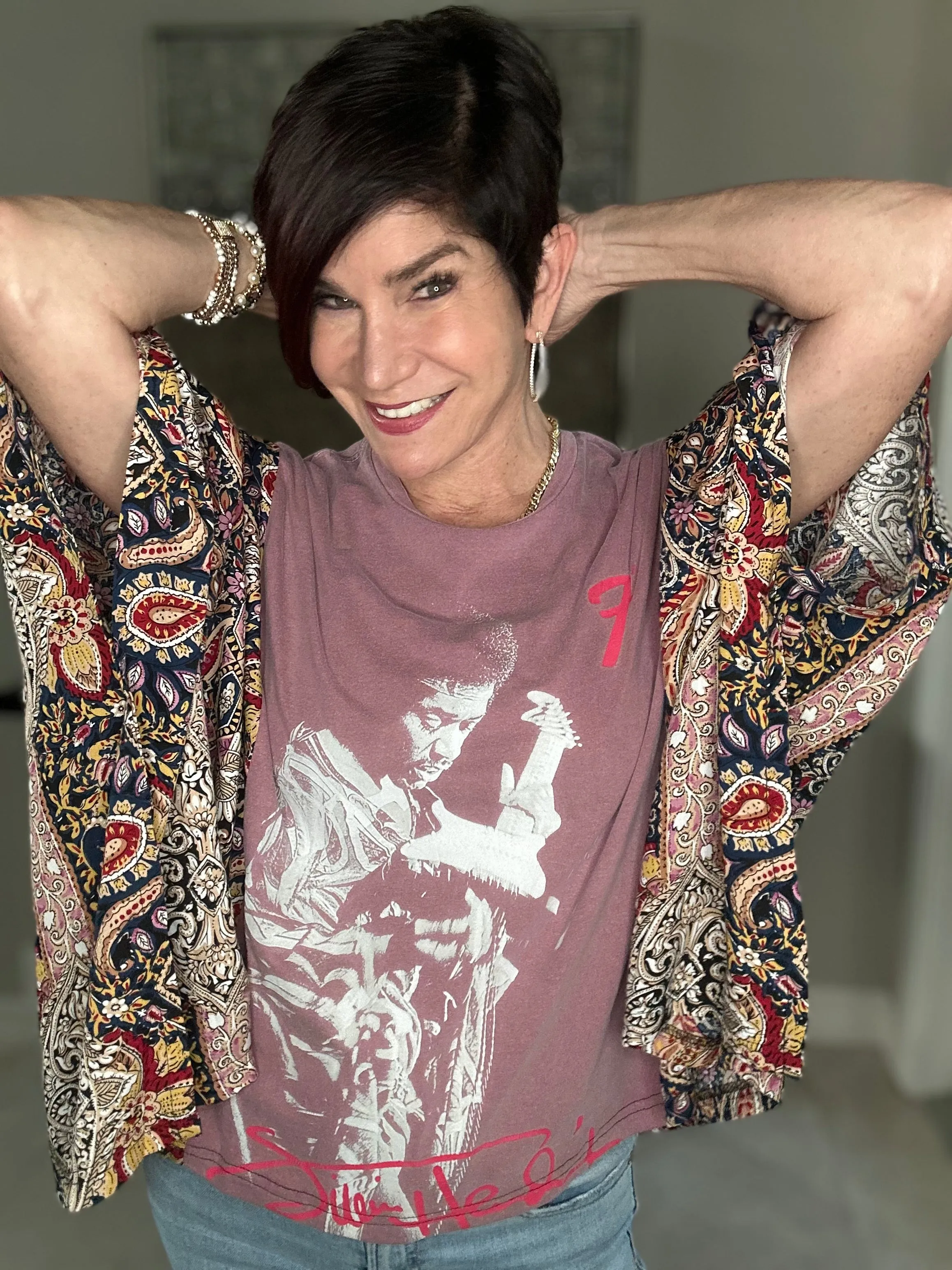 Banded Pull-Over T-Shirts-ONE OF KIND