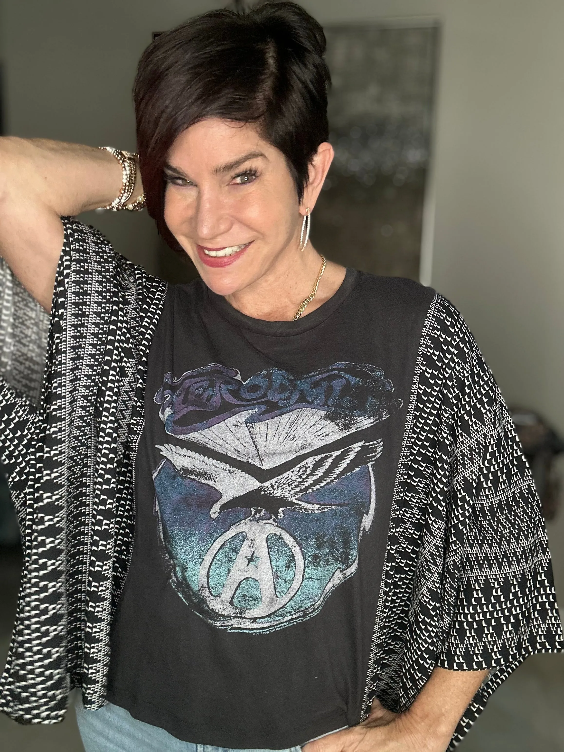 Banded Pull-Over T-Shirts-ONE OF KIND