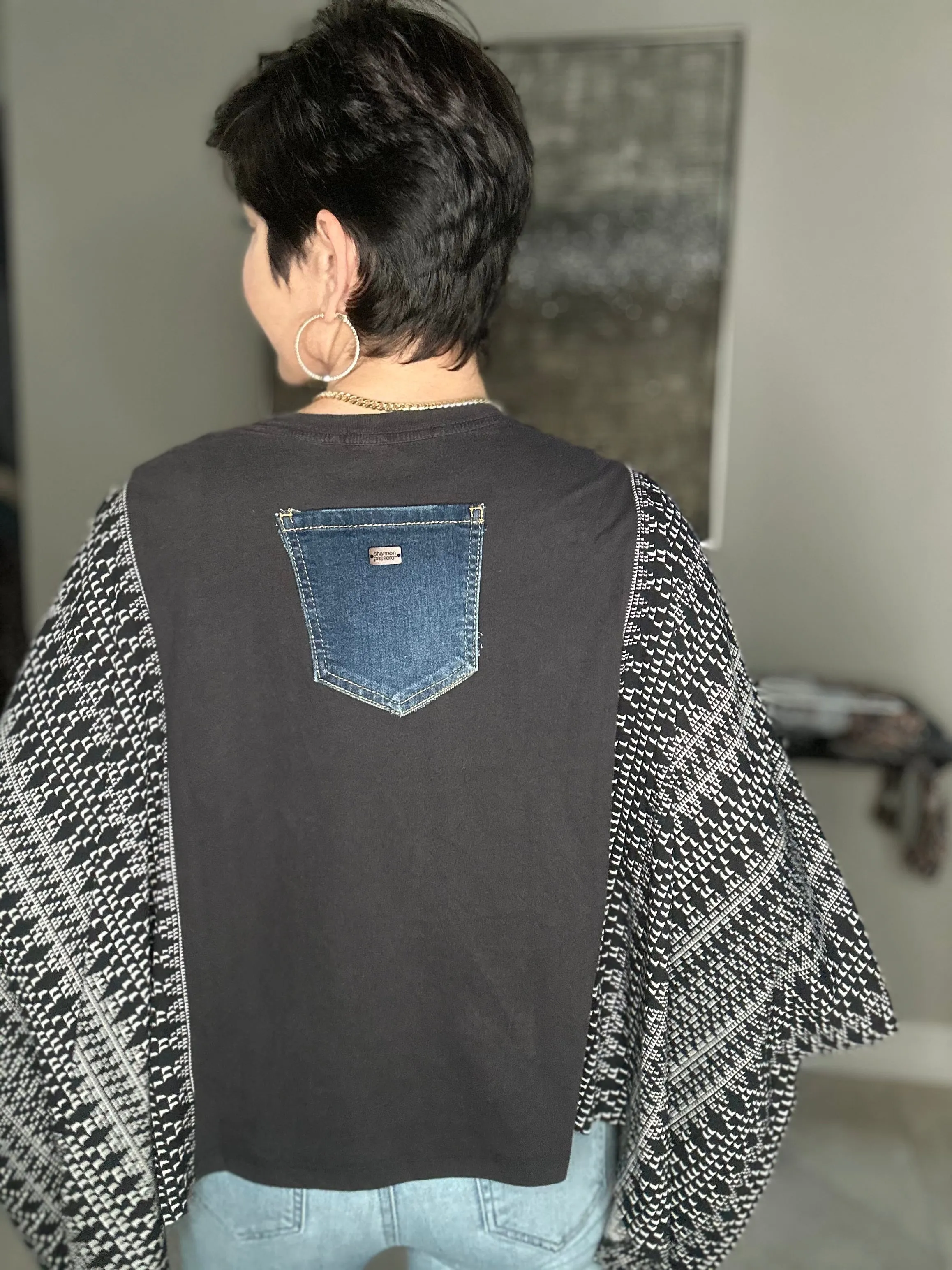 Banded Pull-Over T-Shirts-ONE OF KIND