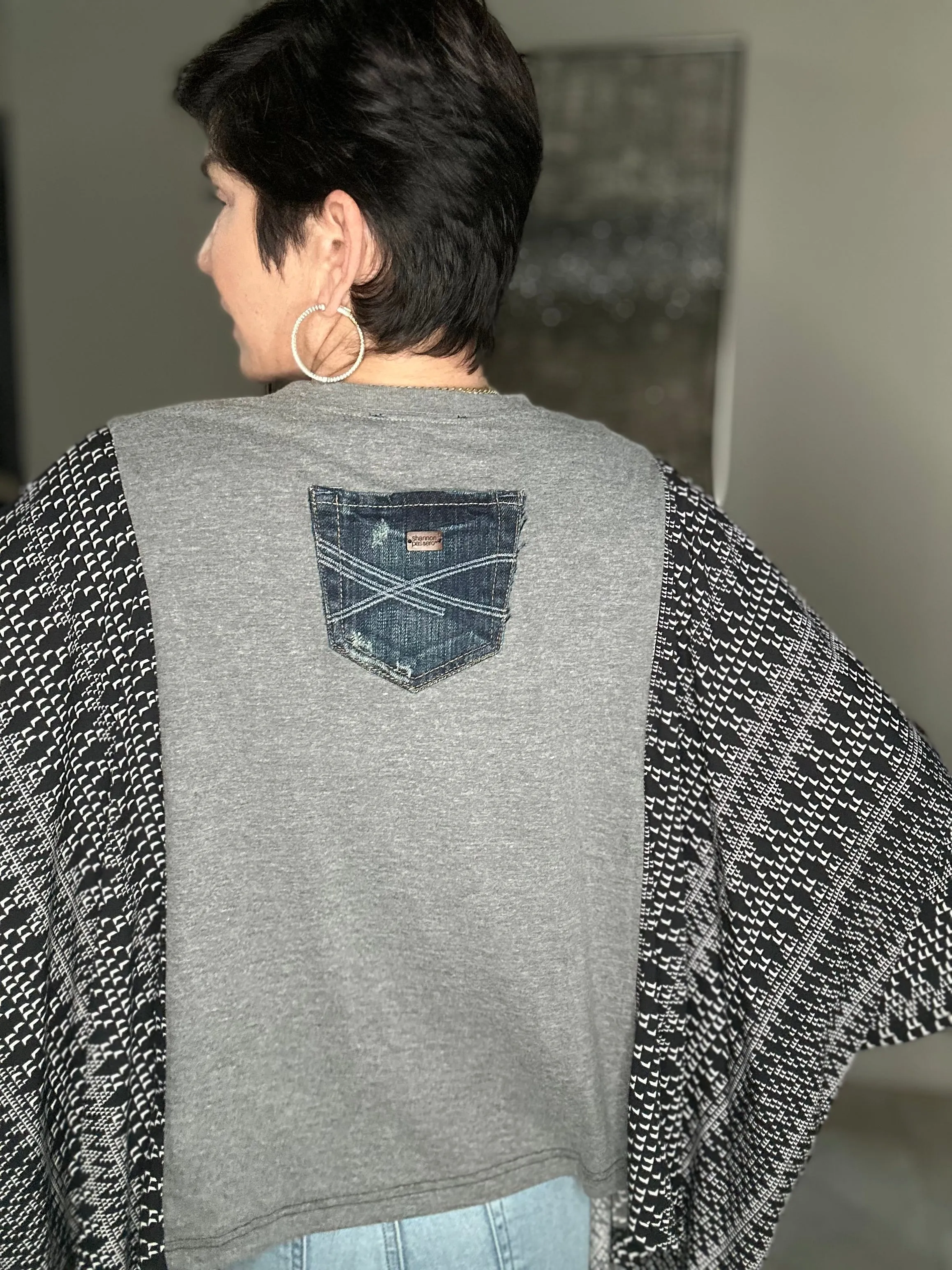 Banded Pull-Over T-Shirts-ONE OF KIND