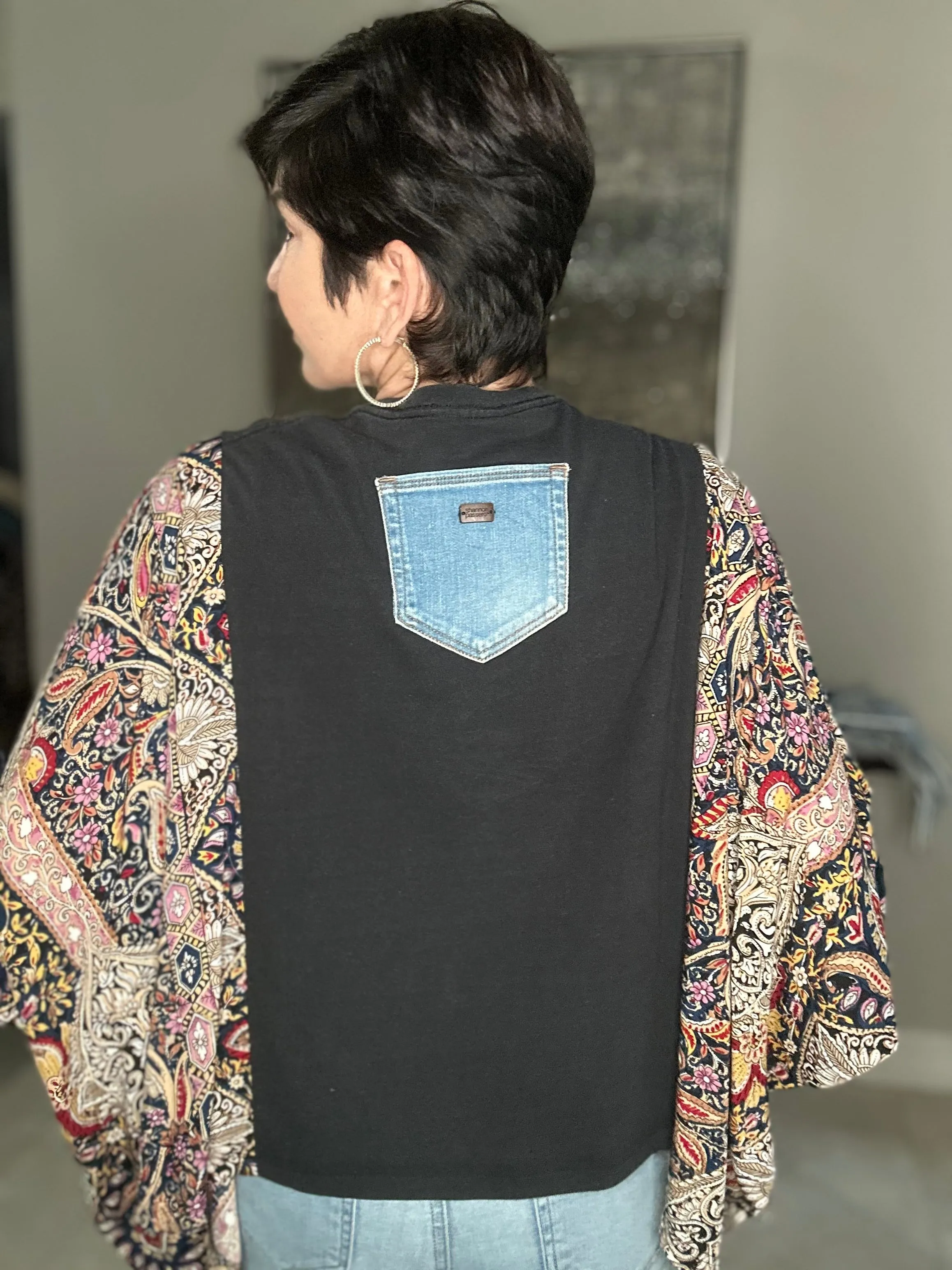 Banded Pull-Over T-Shirts-ONE OF KIND