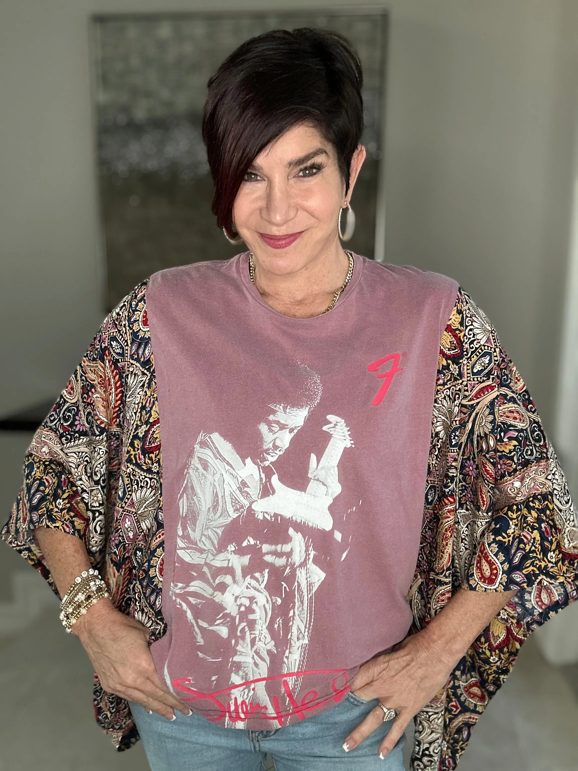 Banded Pull-Over T-Shirts-ONE OF KIND