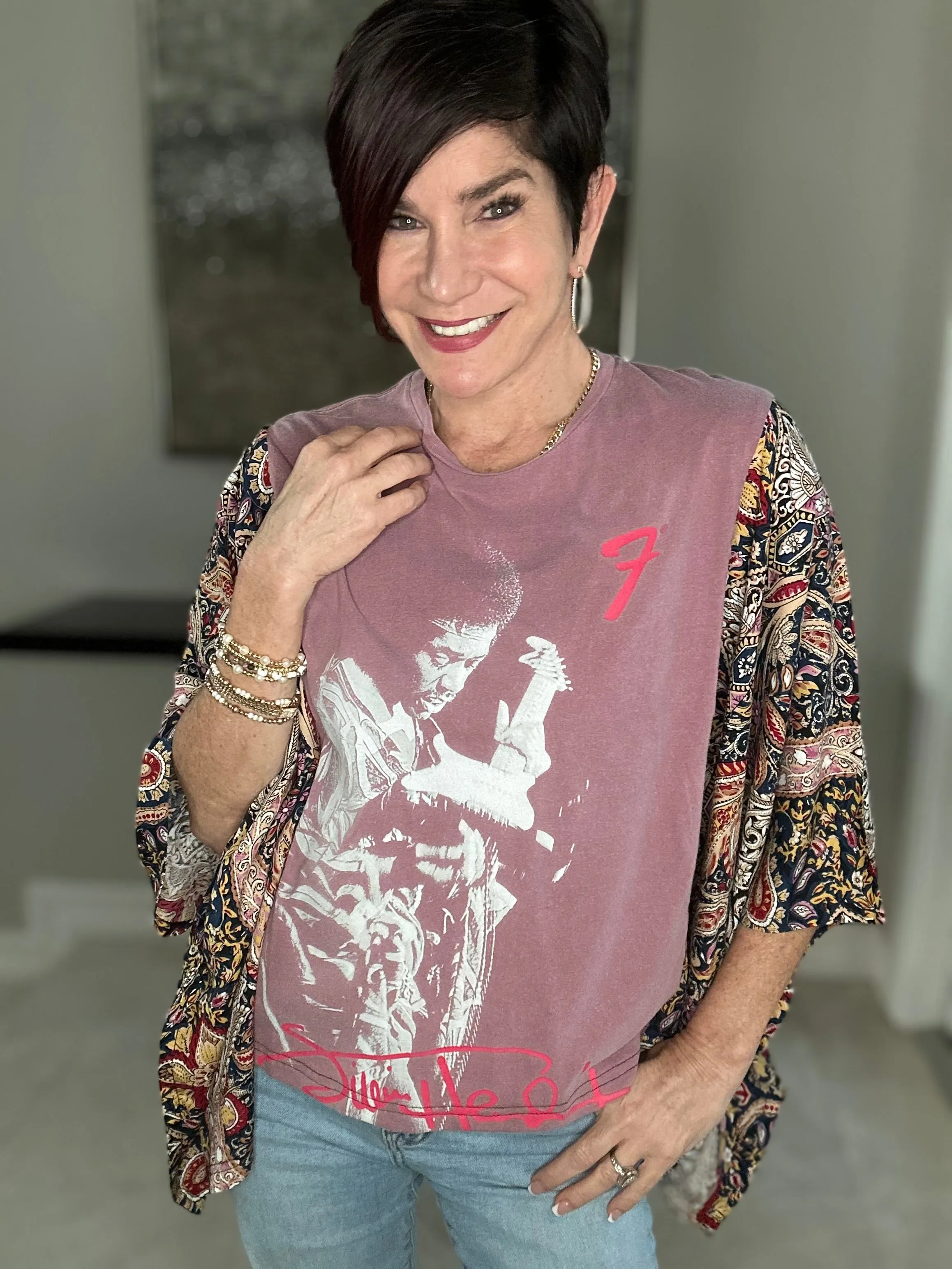 Banded Pull-Over T-Shirts-ONE OF KIND
