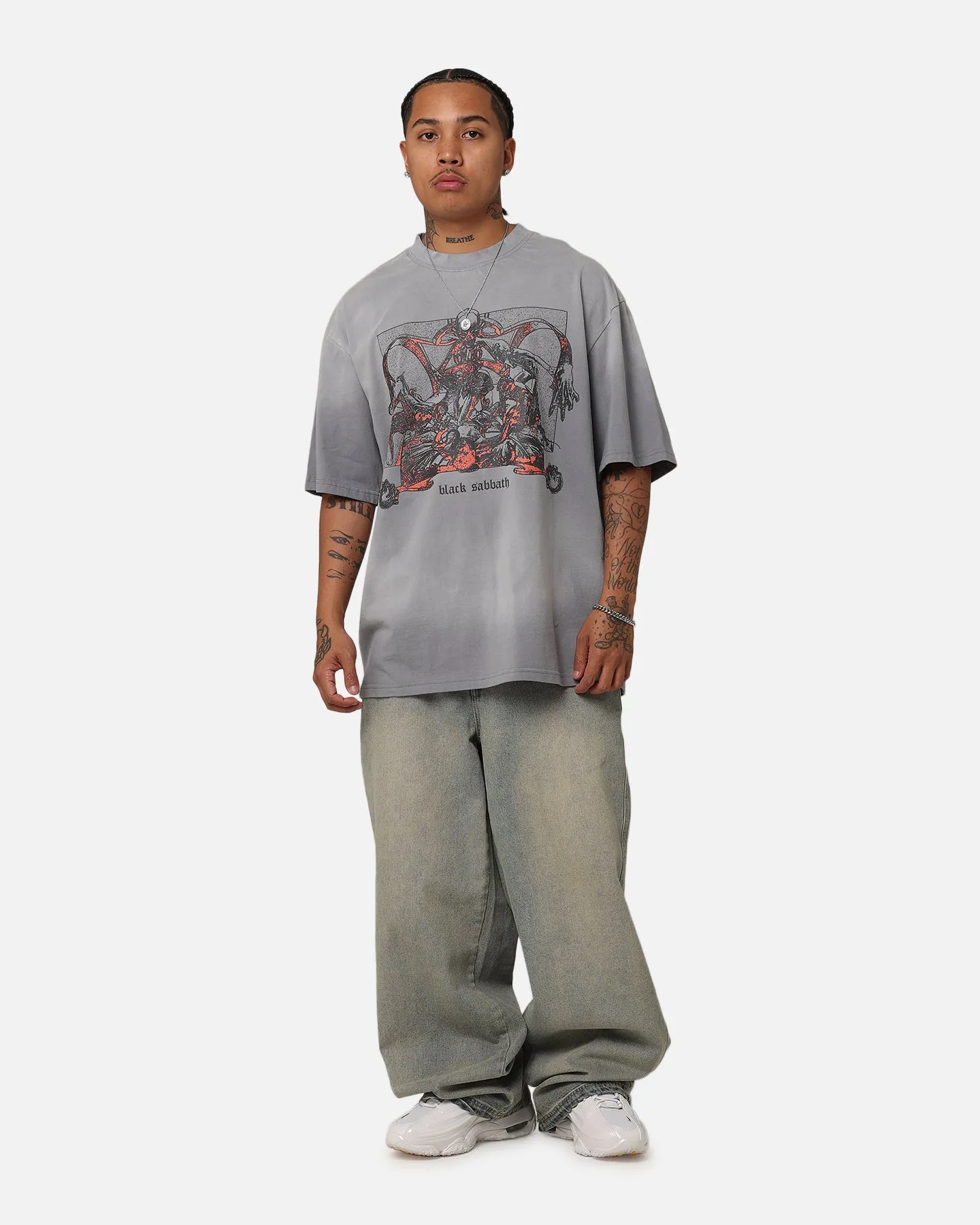 Black Sabbath Bloody Sabbath T-Shirt Washed Grey