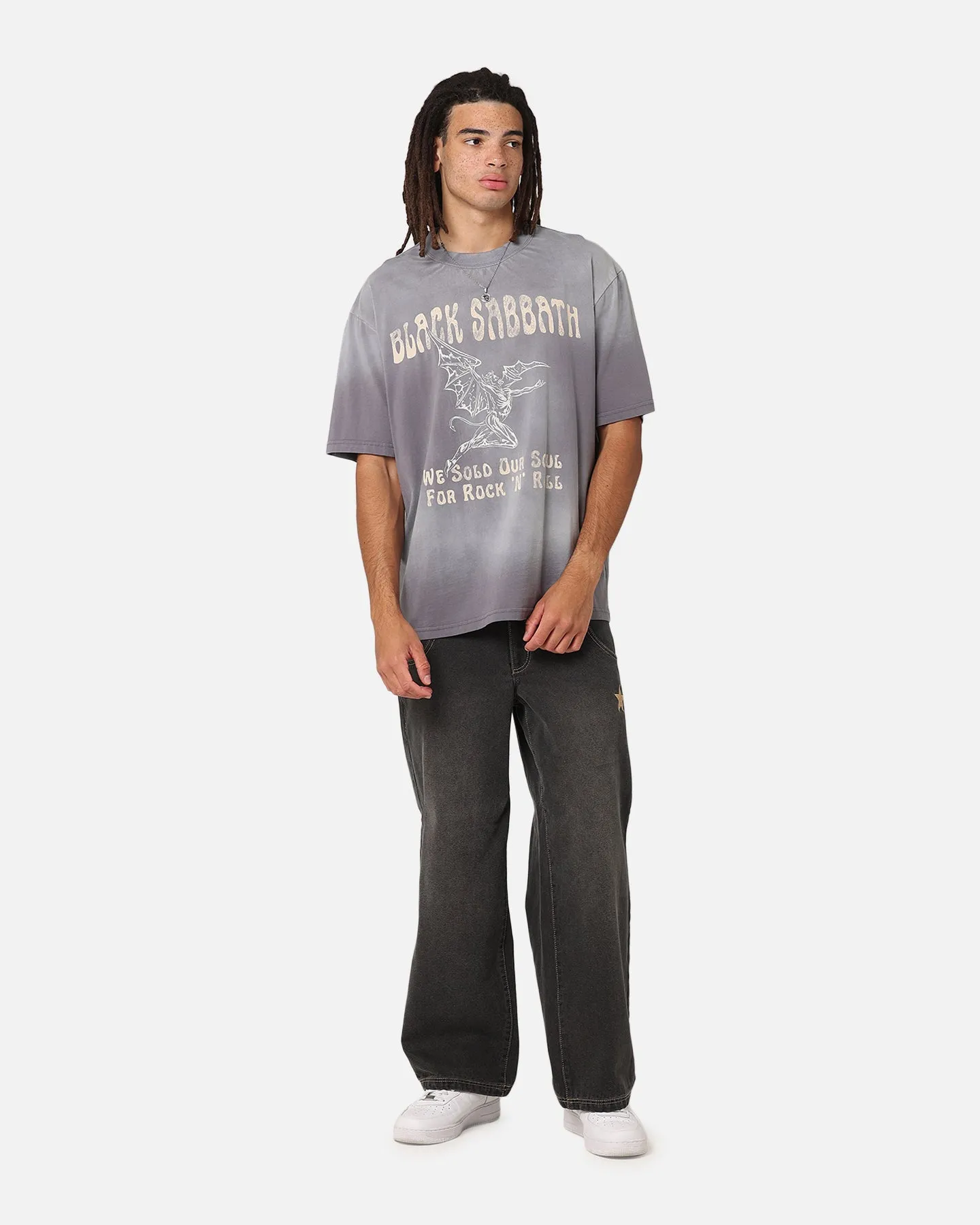 Black Sabbath Sold Our Soul T-Shirt Sun Washed Blue