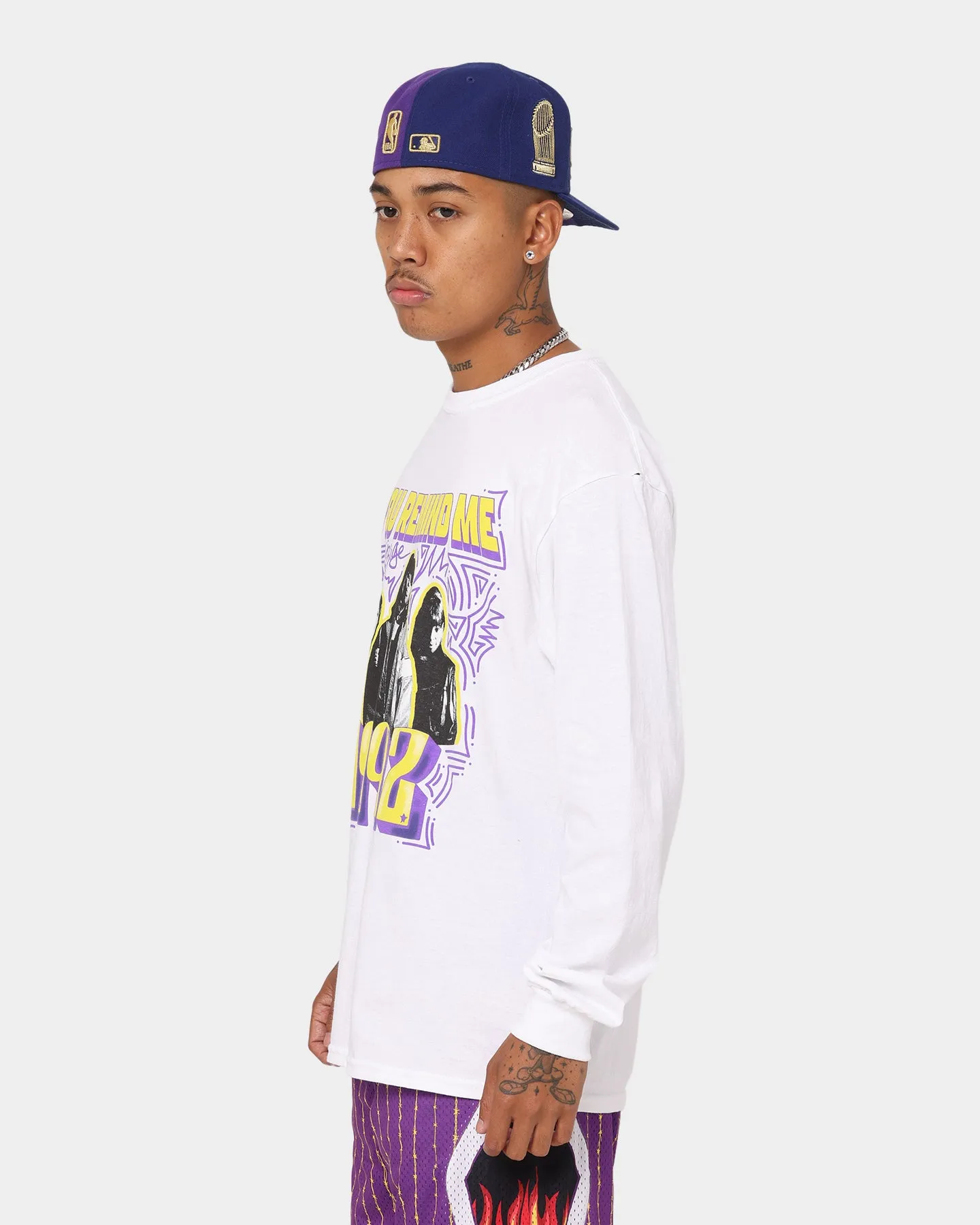 Bravado You Remind Me 1992 Long Sleeve Vintage T-Shirt White