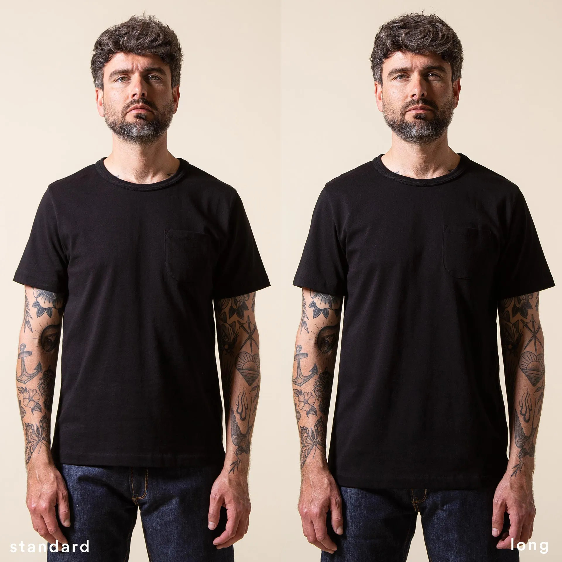 BT-09 VINTAGE TEE black vintage jersey