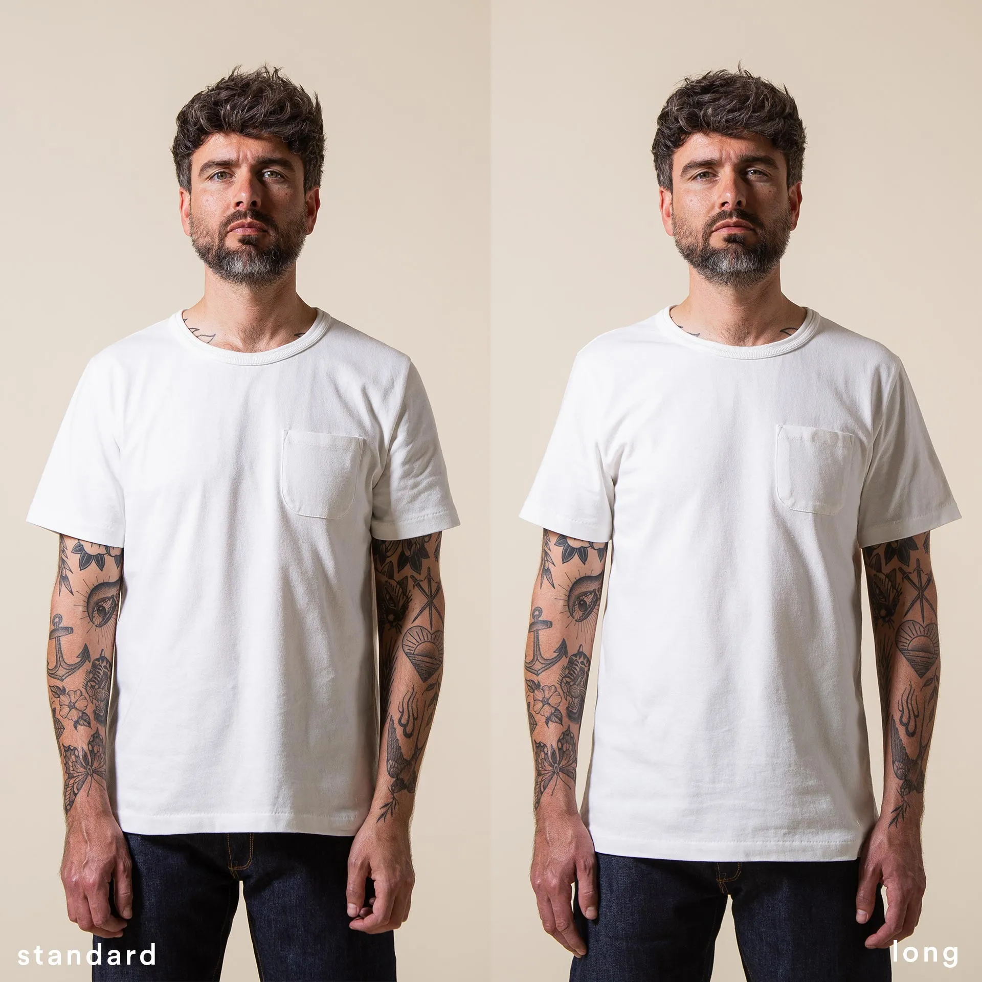 BT-09 VINTAGE TEE off white vintage jersey