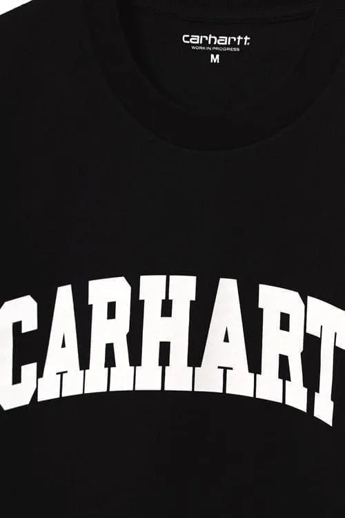 CARHARTT WIP UNIVERSITY TEE - BLACK/WHITE