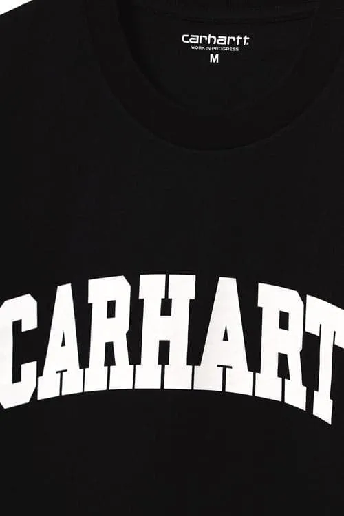 CARHARTT WIP UNIVERSITY TEE - BLACK/WHITE