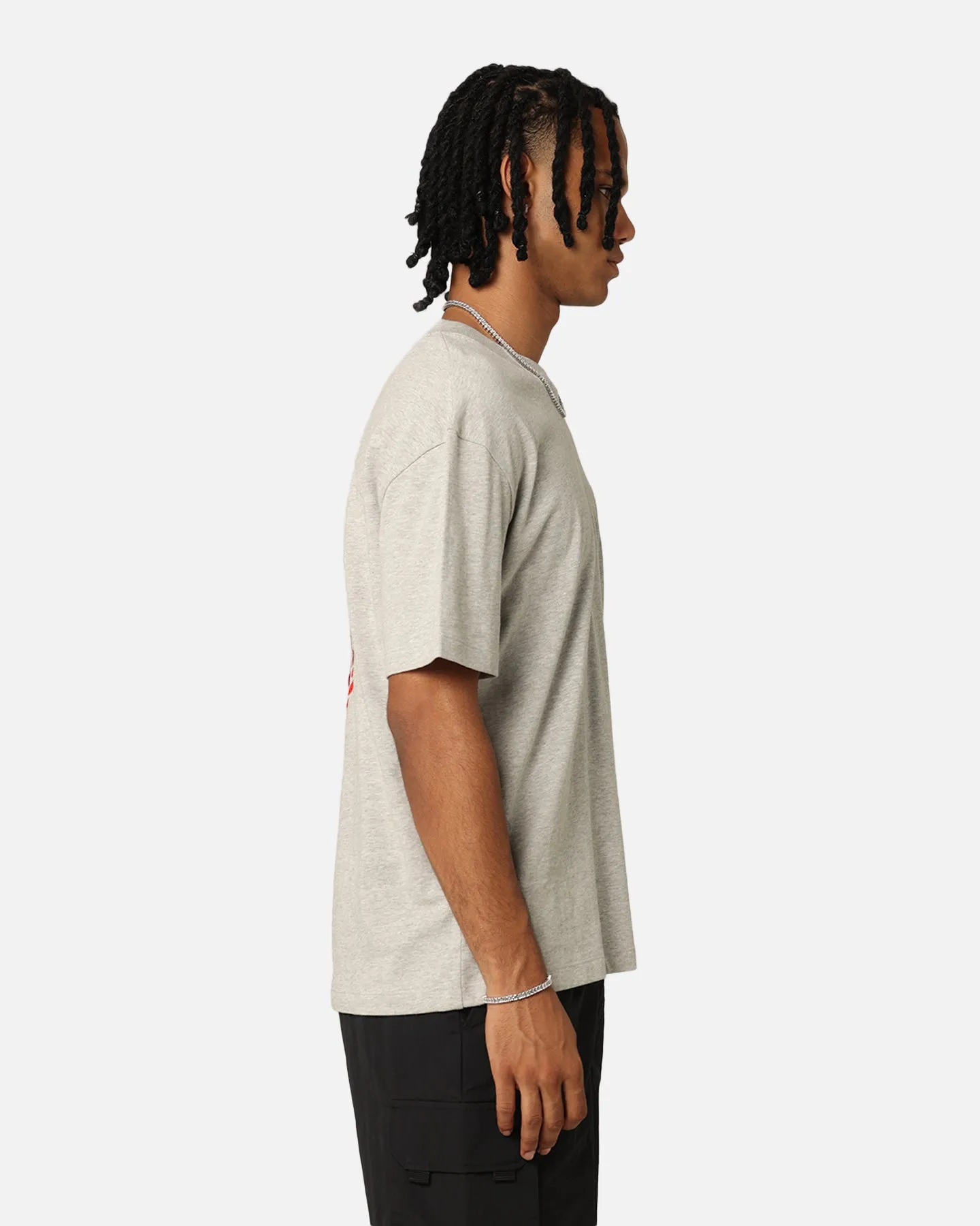 Champion Heritage Field Basketball T-Shirt Oxford Heather