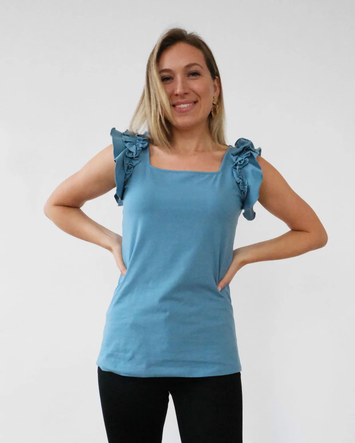 DOLLY tank in Azure Blue