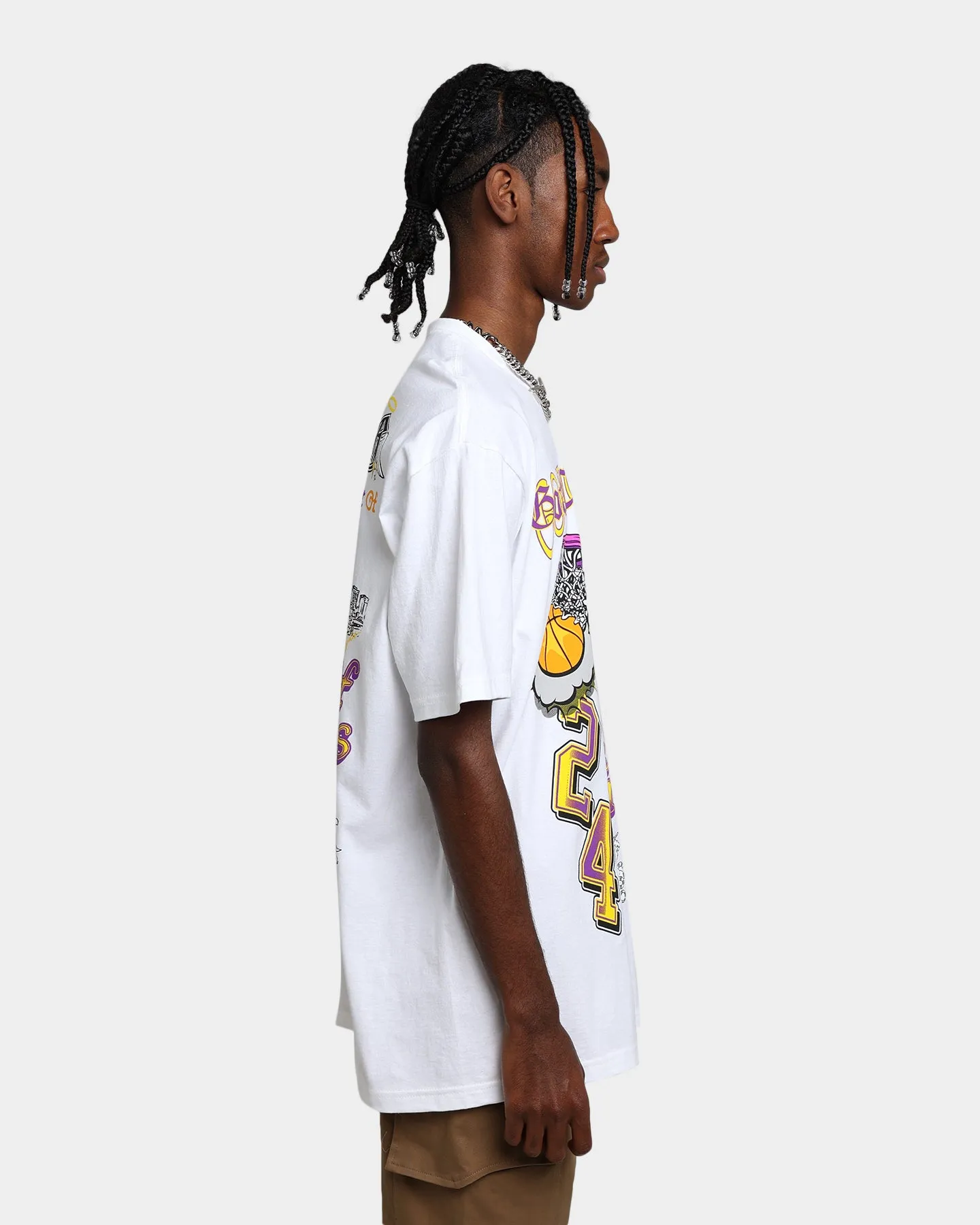 Goat Crew City Of Angels All Over T-Shirt White