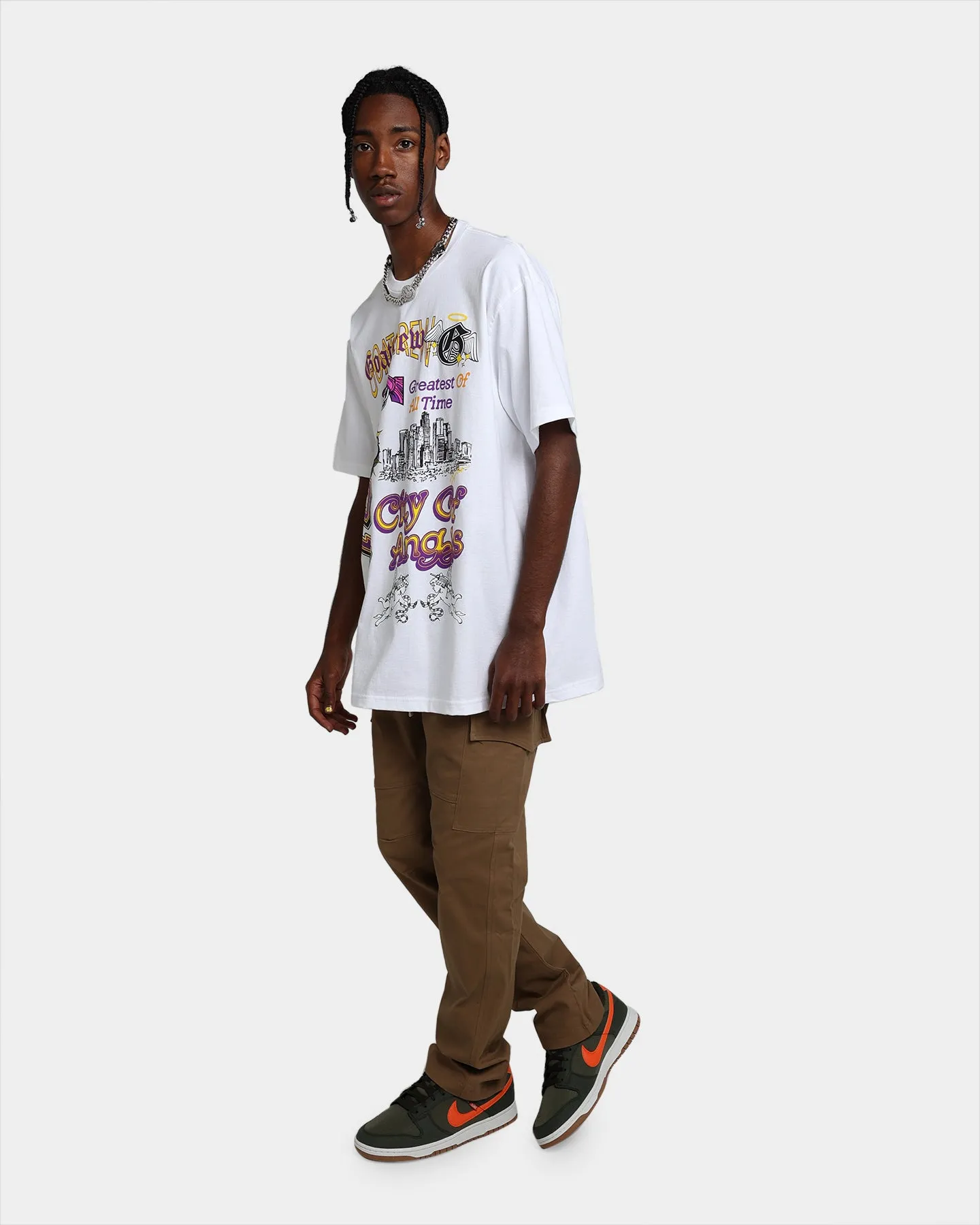 Goat Crew City Of Angels All Over T-Shirt White