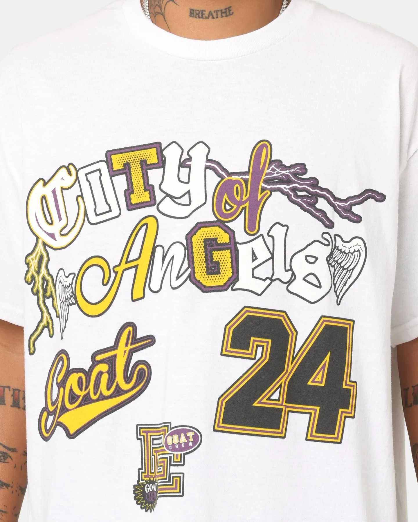 Goat Crew City Of Angels T-Shirt White