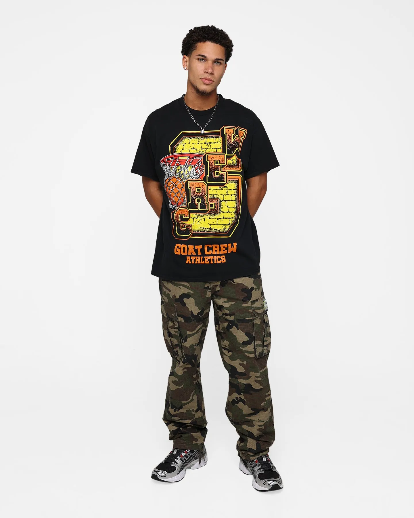 Goat Crew G.Crew Athletics T-Shirt Black Wash