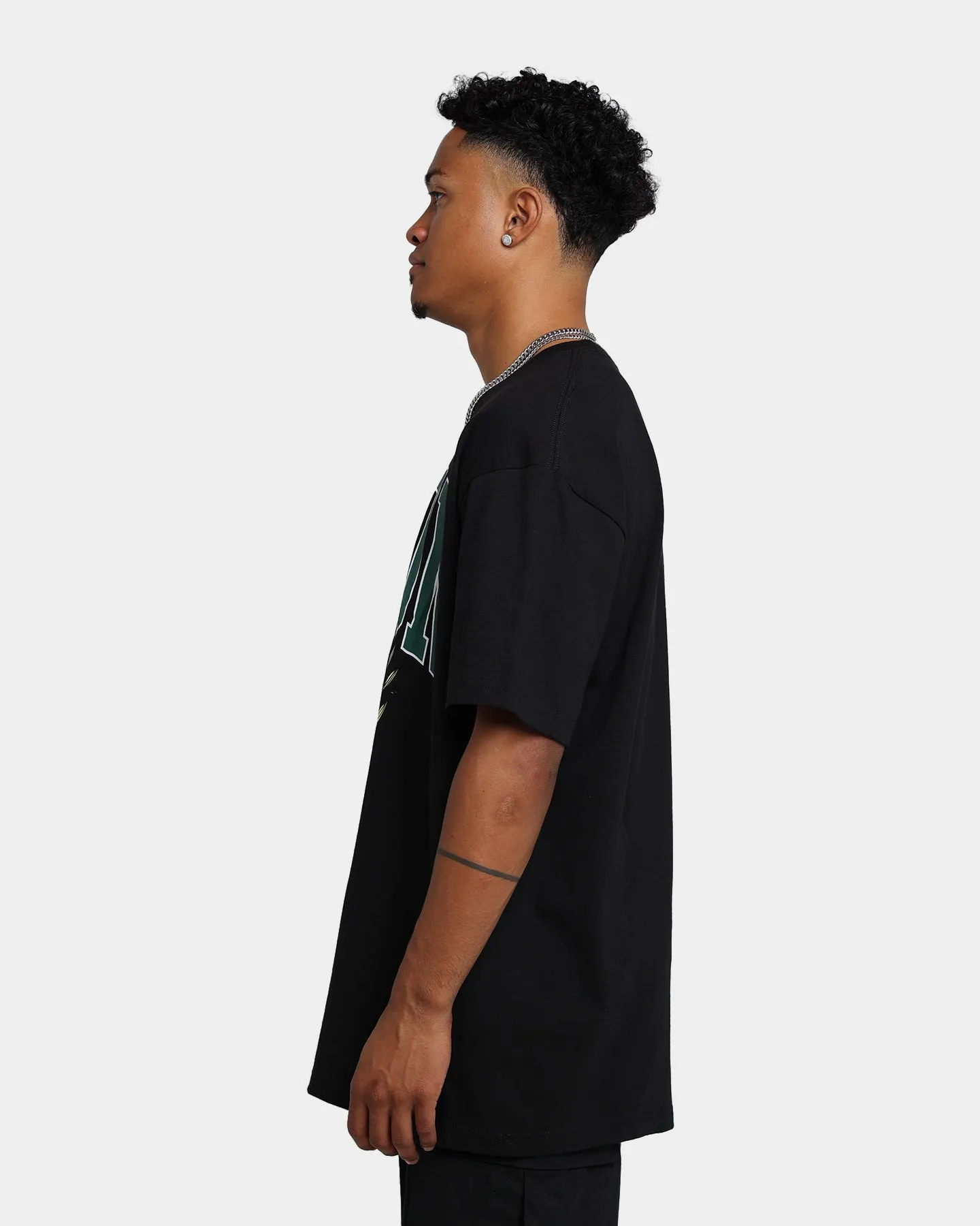 Goat Crew University Of Boston Basketball T-Shirt Black