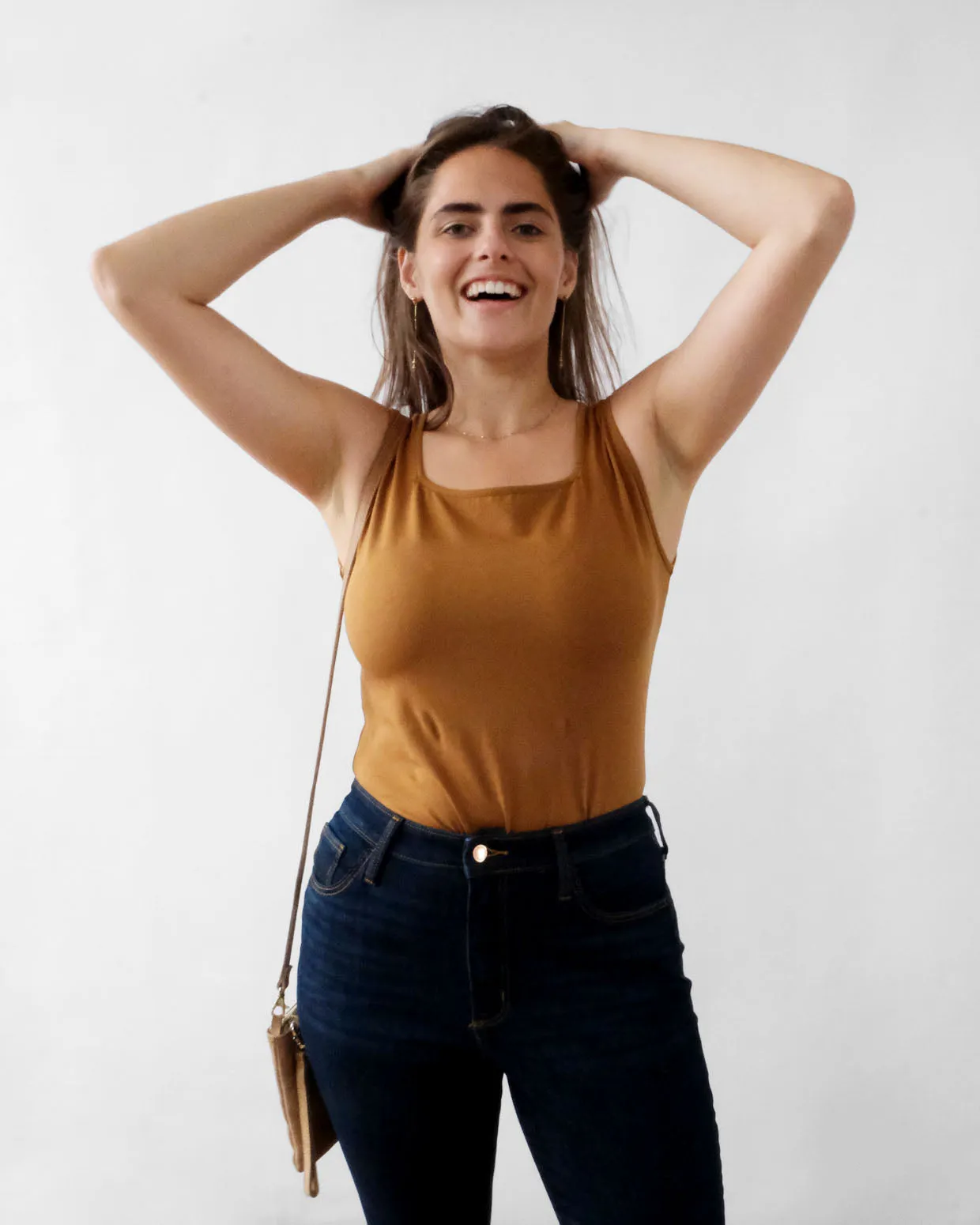 HARRIET tank in Bronze