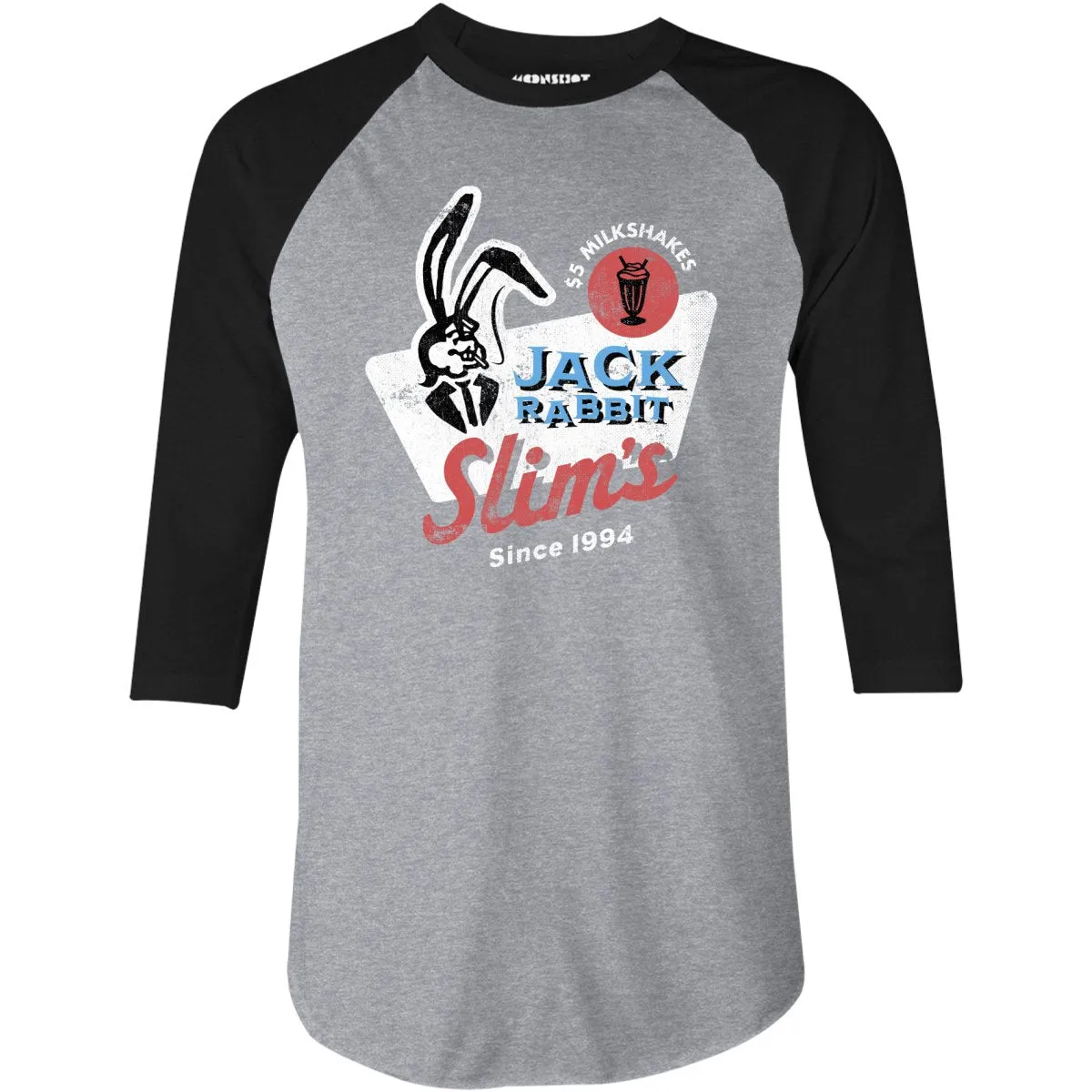 Jack Rabbit Slim's - 3/4 Sleeve Raglan T-Shirt