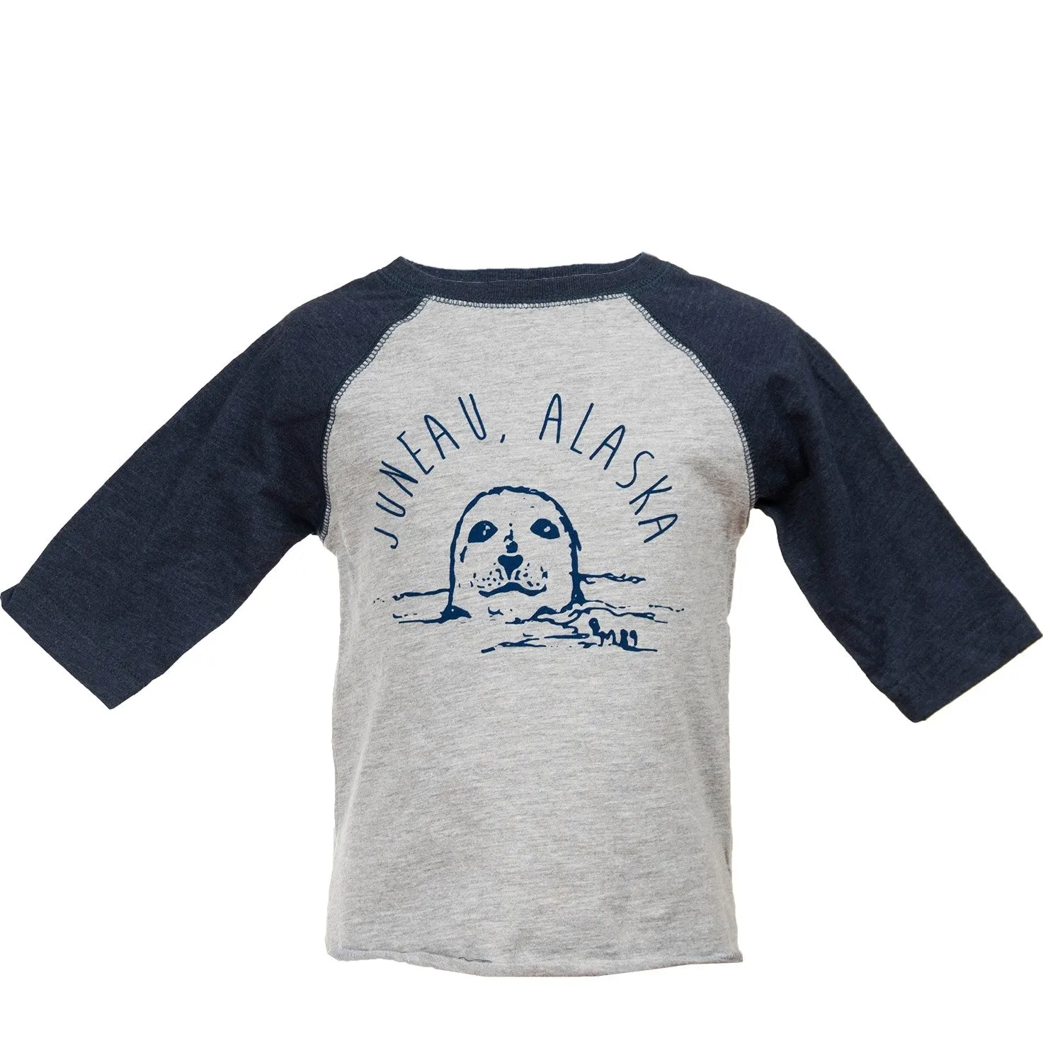Juneau Seal Baseball Tee - Youth