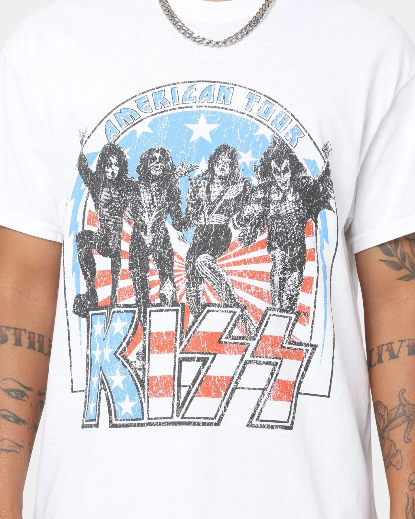 KISS American Tour T-Shirt White