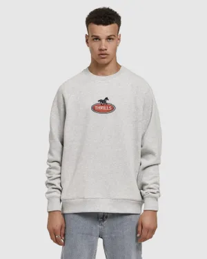 MENS CHARIOT OVAL OVERSIZED RAGLAN CREW