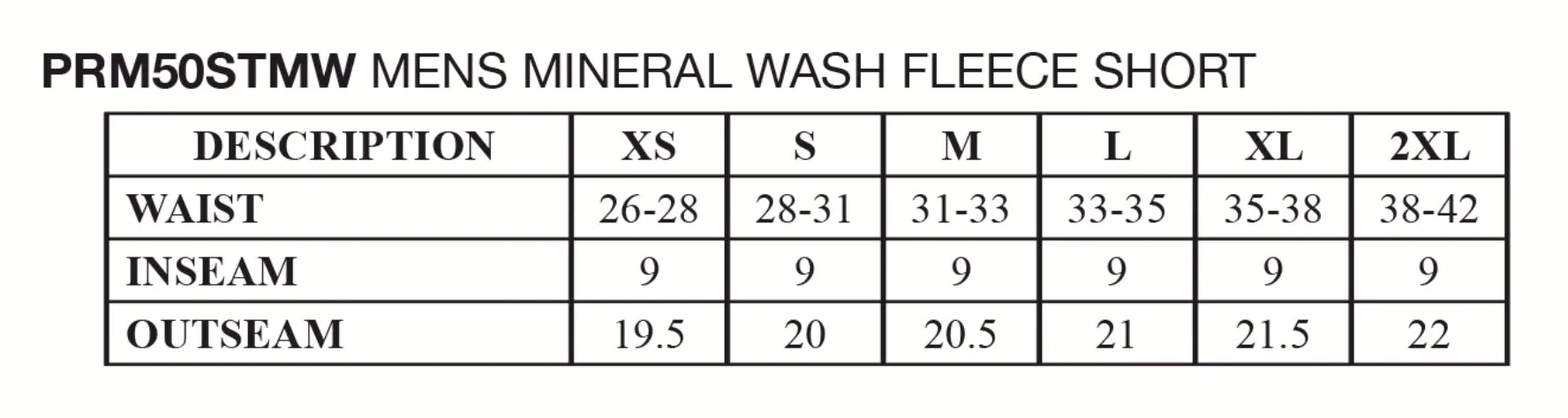 MENS MINERAL WASH FLEECE SHORTS