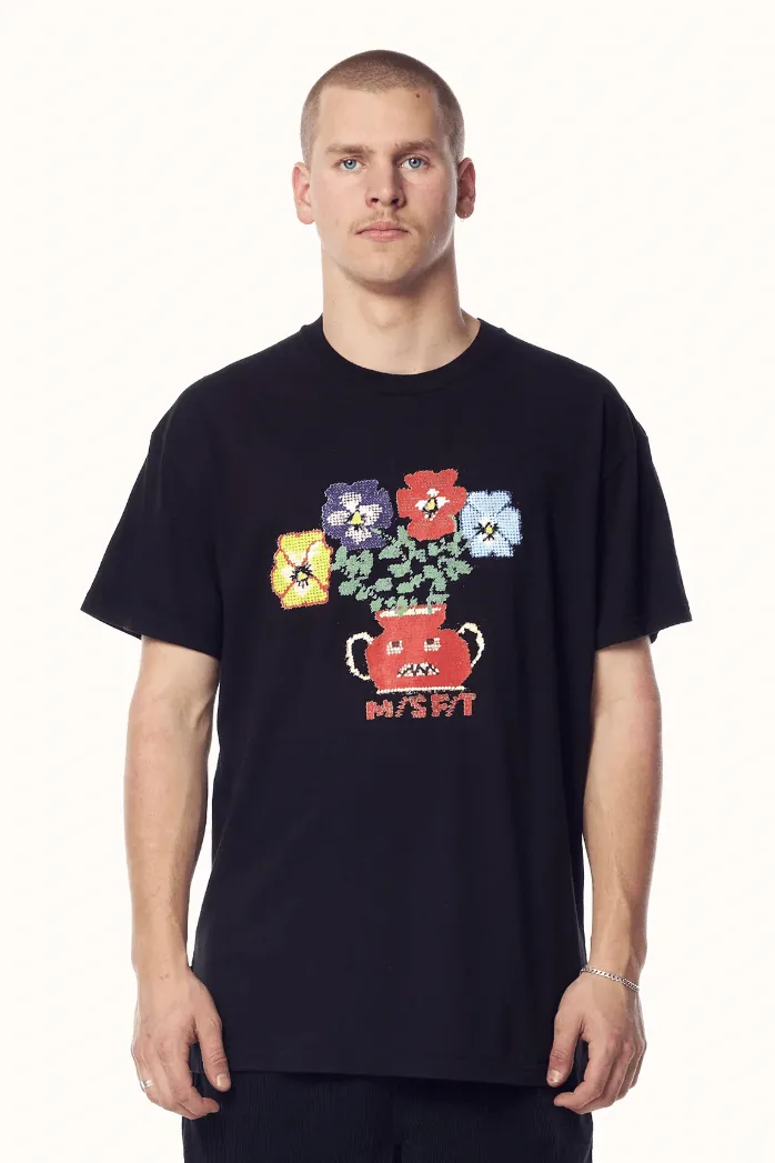 MISFIT TOXIC TREATS 50/50 SS TEE - PIGMENT BLACK