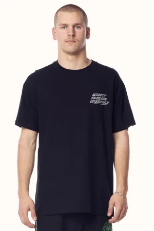 MISFIT YANDINA CORE 50/50 TEE - PITCH BLACK