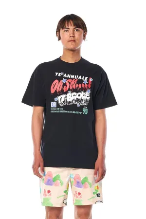 MISFIT YE ANNUALE 50/50 TEE - PITCH BLACK