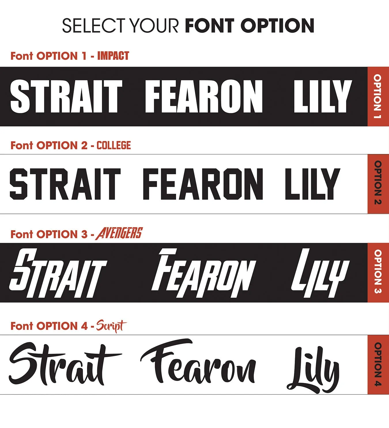 NAME PRINTING