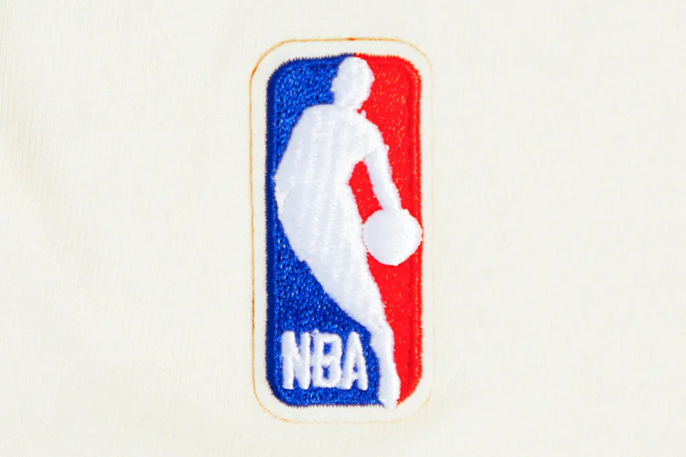 NBA ATLANTA HAWKS RETRO CLASSIC SINGLE JERSEY BIG BOYS SINGLE JERSEY TAPING TEE (EGGSHELL/ RED)