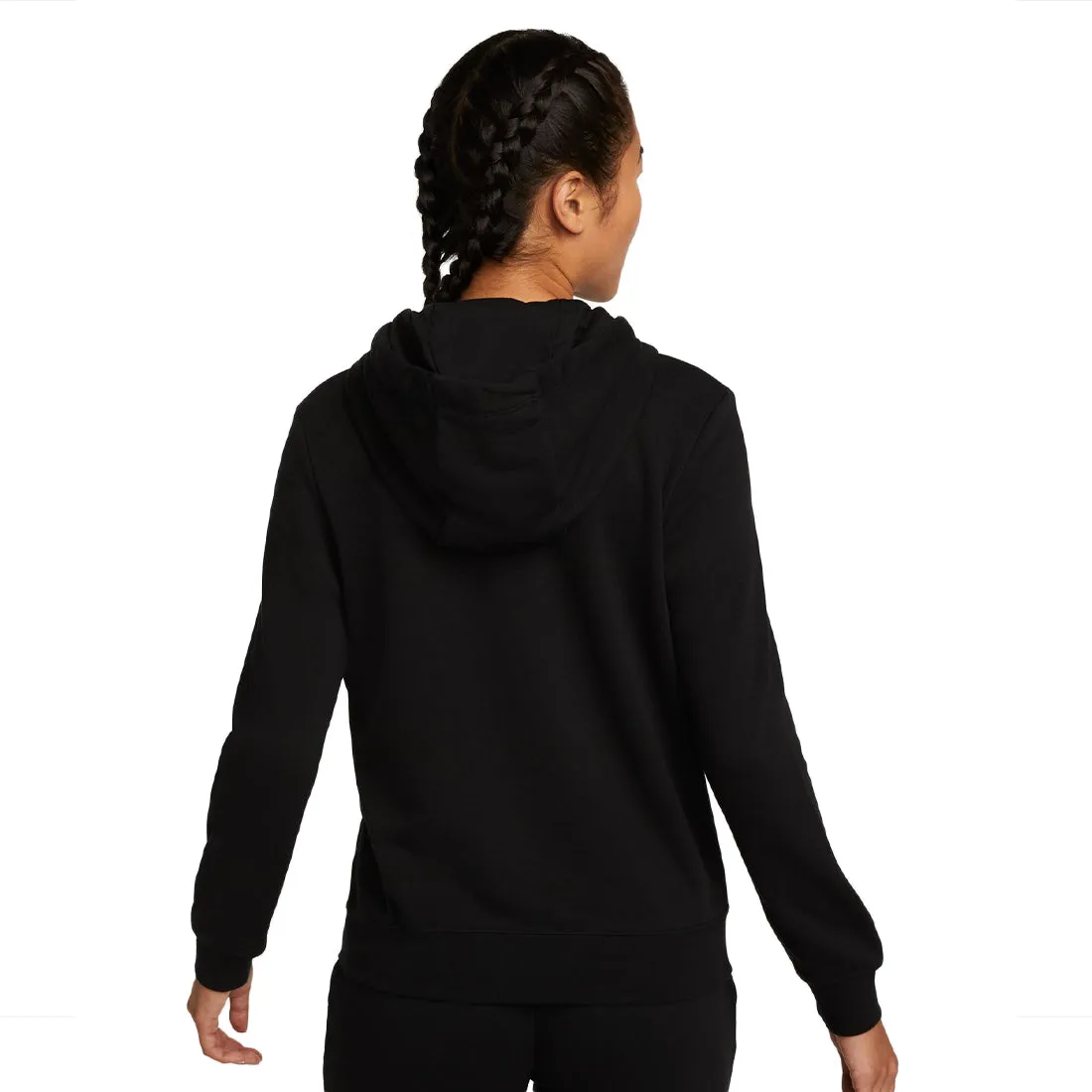 NIKE SPORTSWEAR CLUB FLEECE WOMEN'S FULL-ZIP HOODIE BLACK