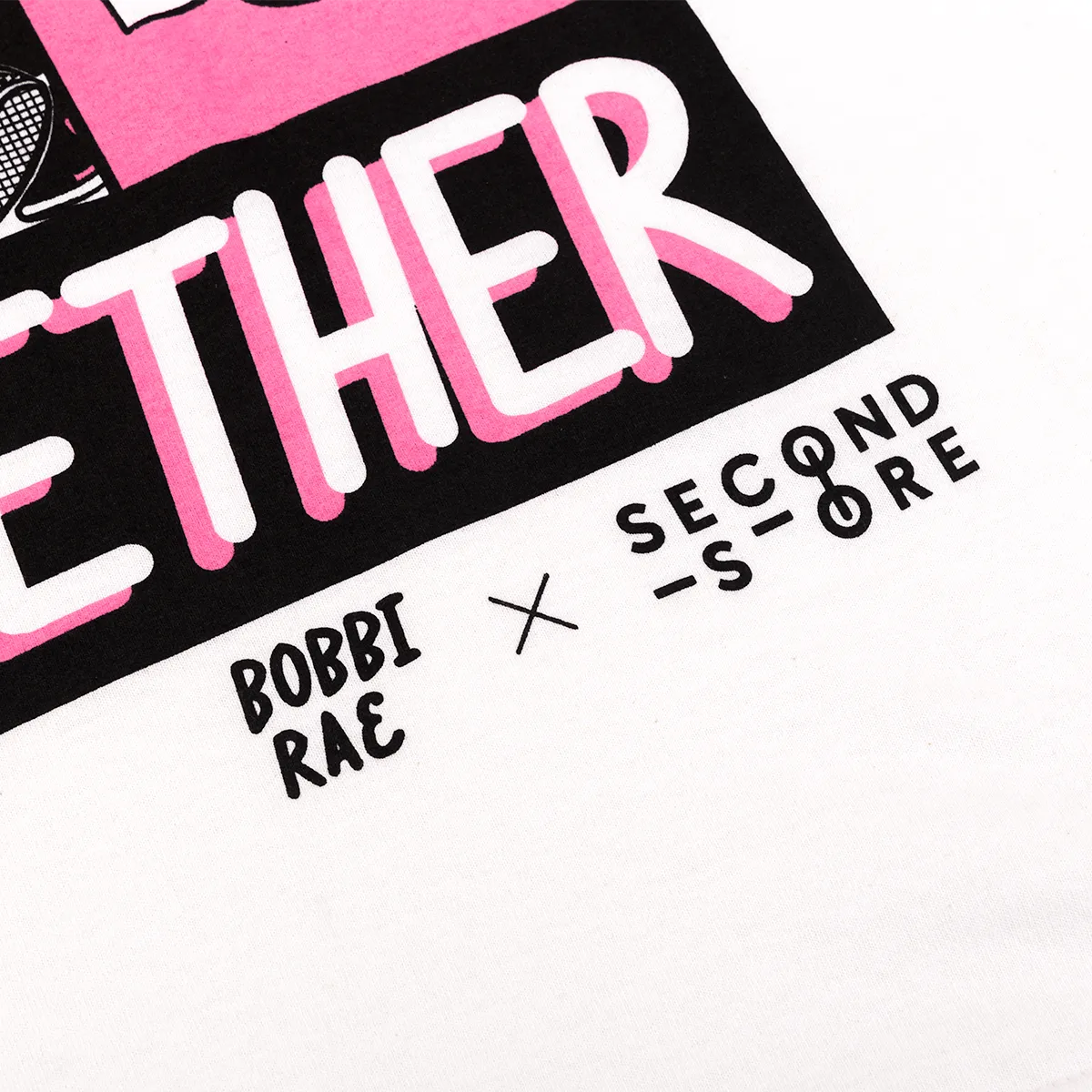 SECOND STORE x BOBBI RAE - Stand Together Unisex Baseball Tee
