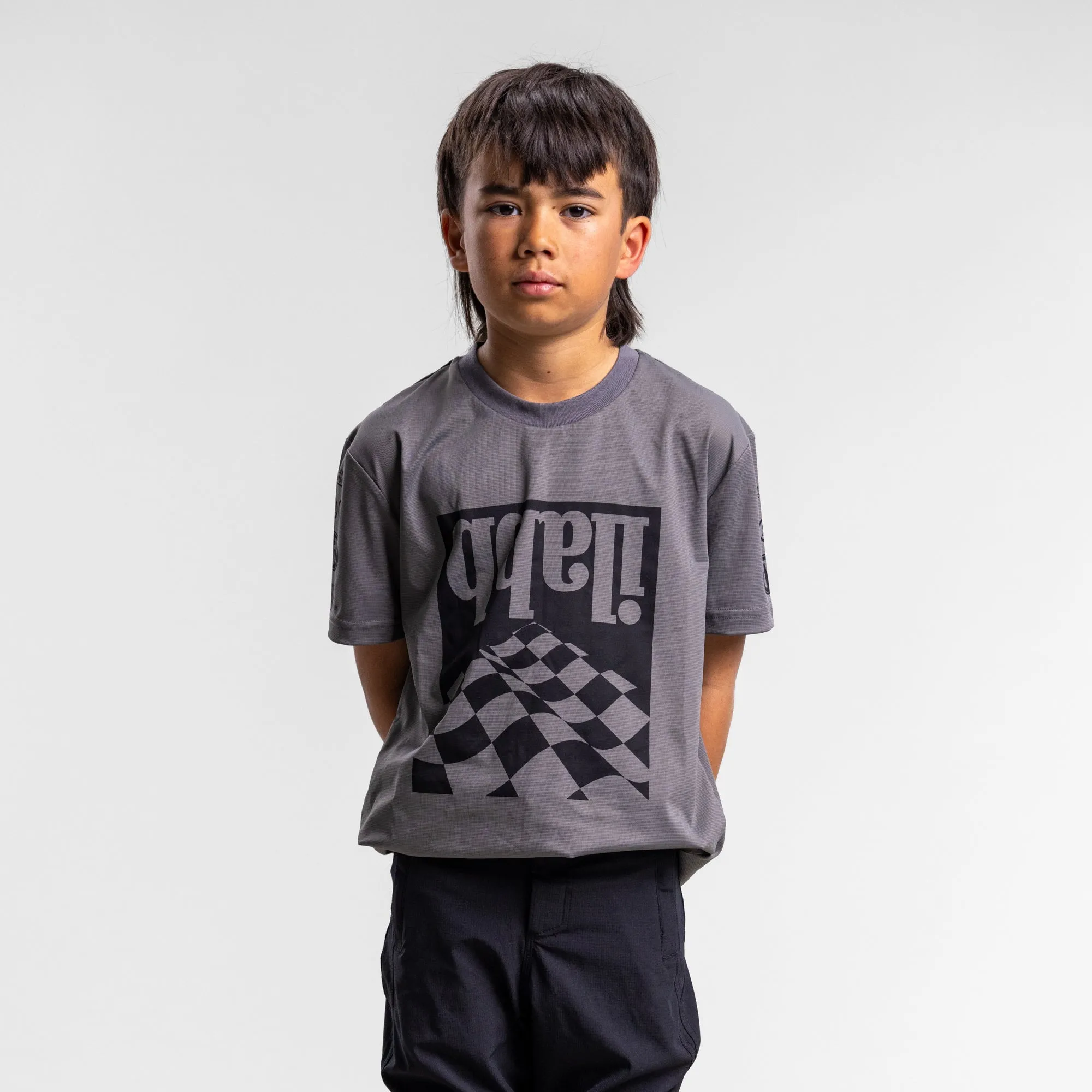 Terrain SS Jersey Capsize Kid's CHARCOAL