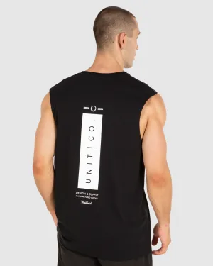 UNIT Mens Plate Muscle Tee UNIT Mens Plate Muscle Tee